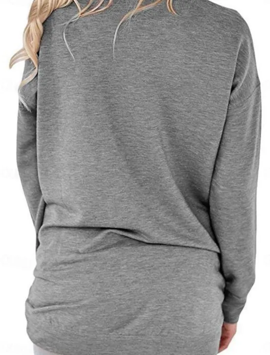 Women's T Shirt Plain Stylish Classic Modern Short Sleeve Crew Neck Regular Tops Daily Weekend Pocket Red Blue Purple Gray Summer Spring Fall Women T-Shirts