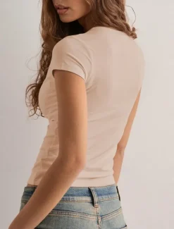 New Women's T Shirt Solid Color Graphic Fashion Stylish Basic Short Sleeve V Neck Regular Tops Daily Weekend Black White Wine Beige Summer Women T-Shirts