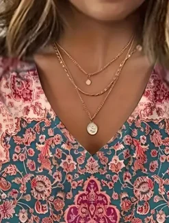 Online Women's T Shirt V Neck Long Sleeve Tunic Floral Vintage Elegant Vintage Regular Tops Daily Print Spring Fall Women Boho Tops
