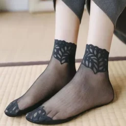 Outlet Women's Toe Socks Daily Holiday Lace Spandex Nylon Sexy 1 Pair Women Socks