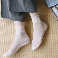 Outlet Women's Toe Socks Daily Holiday Lace Spandex Nylon Sexy 1 Pair Women Socks