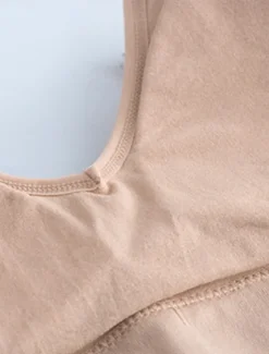 Clearance Women's Top Pure Color Fashion Sport Simple Daily Nylon Breathable Straps Sleeveless Tank Top Backless Chest pads Summer Spring Home Outfits Women Lingerie