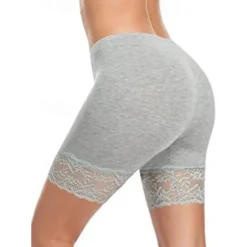 Online Women's Underwear Shorts Leggings Modal Lace Solid Colored Short Nude Home Outfits Women Shapewear