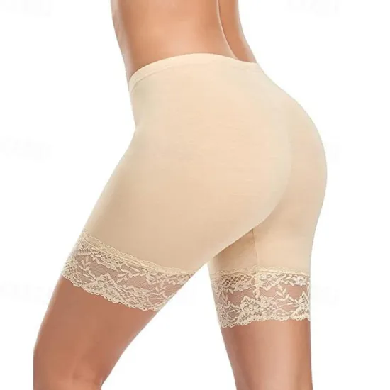 Online Women's Underwear Shorts Leggings Modal Lace Solid Colored Short Nude Home Outfits Women Shapewear