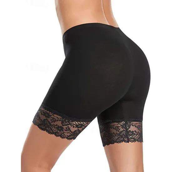 Online Women's Underwear Shorts Leggings Modal Lace Solid Colored Short Nude Home Outfits Women Shapewear