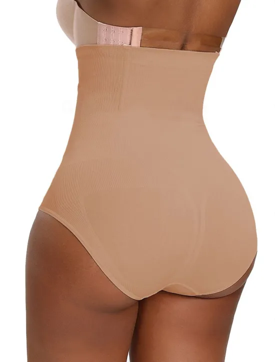 Discount Women's Underwear Shorts Shapewear Fashion Shapewear Corsets Short High Waist Plain Tummy Control Butt Lift Comfort High Elasticity Casual Daily skin Black (BLACK) Slim Women Shapewear
