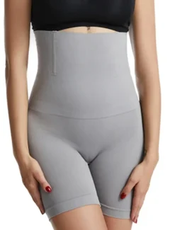 Outlet Women's Underwear Shorts Scrunch Butt Shorts Plain High Waist Short Black Home Outfits Women Shapewear