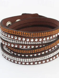 Online Women's Vintage Bracelet Loom Bracelet Retro Fashion Weave Fashion Simple Elegant Holiday Leather Bracelet Jewelry Black / White / Pink For Party Evening Gift Holiday Birthday Festival Women Trendy Jewelry