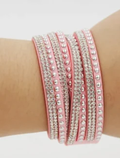 Online Women's Vintage Bracelet Loom Bracelet Retro Fashion Weave Fashion Simple Elegant Holiday Leather Bracelet Jewelry Black / White / Pink For Party Evening Gift Holiday Birthday Festival Women Trendy Jewelry