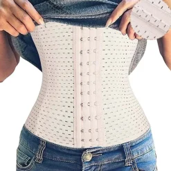 New Women's Waist Trainer Shapewears Tummy Control Push Up Front Close Office Yoga Running Gym Plus Size Sport Breathable Solid Color Hook & Eye Home Outfits Women Shapewear