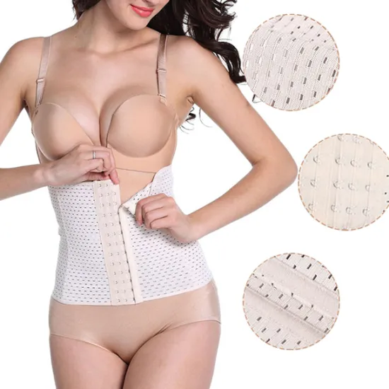 New Women's Waist Trainer Shapewears Tummy Control Push Up Front Close Office Yoga Running Gym Plus Size Sport Breathable Solid Color Hook & Eye Home Outfits Women Shapewear