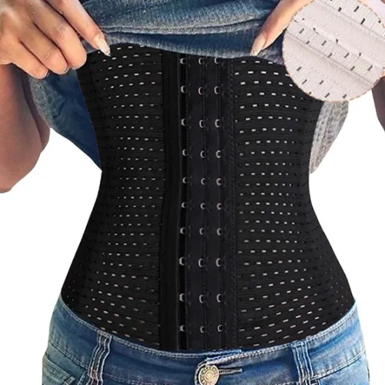 New Women's Waist Trainer Shapewears Tummy Control Push Up Front Close Office Yoga Running Gym Plus Size Sport Breathable Solid Color Hook & Eye Home Outfits Women Shapewear
