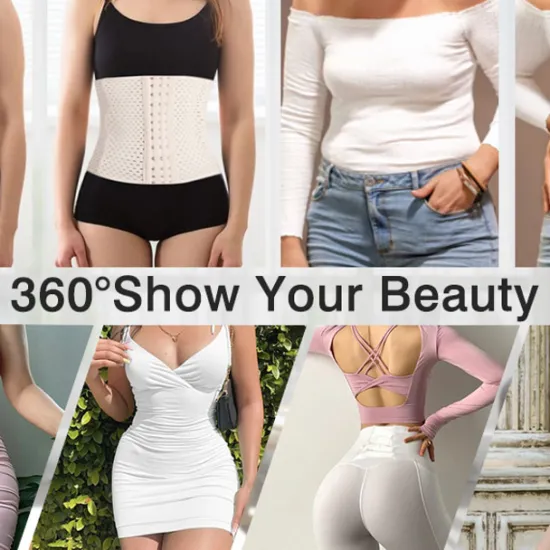 New Women's Waist Trainer Shapewears Tummy Control Push Up Front Close Office Yoga Running Gym Plus Size Sport Breathable Solid Color Hook & Eye Home Outfits Women Shapewear