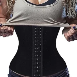 Outlet Women's Waist Trainer Shapewears Tummy Control Push Up Front Close Office Yoga Running Gym Plus Size Sport Breathable Solid Color Hook & Eye Home Outfits Women Shapewear