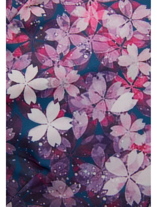 Clearance Women's Wedding Guest Cocktail Dress Midi Dress Black Blue Purple Short Sleeve Floral Ruched Fall Spring Summer V Neck Stylish Vacation Weekend Women Chiffon Dresses|Casual Dress