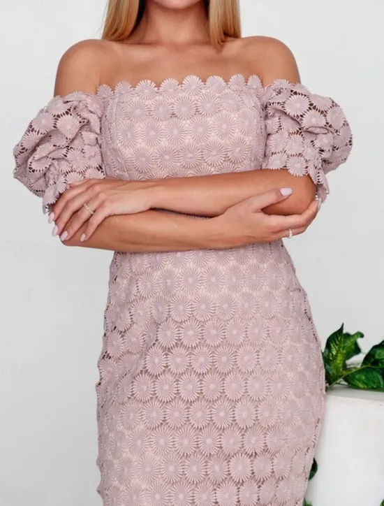 New Women's White Lace Wedding Dress with Sleeve Square Neck Short Sleeve Midi Dress Party Gift Elegant Black White Summer Spring Women White Dresses