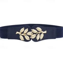 Hot Women's Wide Belt Corset Belt Canvas Metal Bucke Geometric Cord Wowen Formal Work Daily Black White Red Navy Blue Women Belt