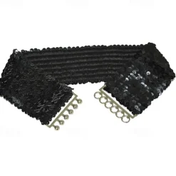New Women's Wide Belt Corset Belt Metal Chain Canvas Metal Bucke Geometric Formal Party Daily Black Silver Gold Red Women Belt