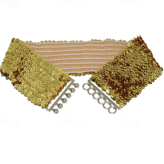 New Women's Wide Belt Corset Belt Metal Chain Canvas Metal Bucke Geometric Formal Party Daily Black Silver Gold Red Women Belt