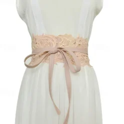 New Women's Wide Belt Corset Belt PU Leather Buckle Free Geometric Formal Party Wedding White Black Pink Red Women Belt