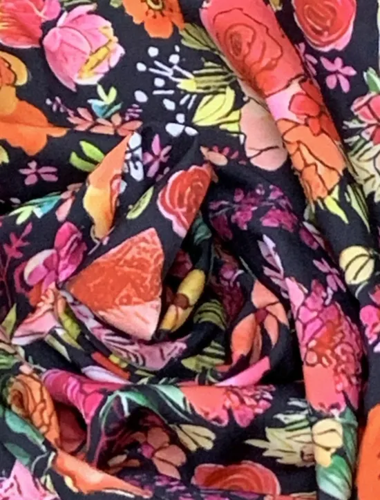 Women's Wide Leg Chinos Fashion Streetwear Full Length High Waist Floral Pocket Elastic Waistband Print Comfy Soft Comfortable Micro-elastic Outdoor Street Spring & Fall Regular Fit Women Spring Pants