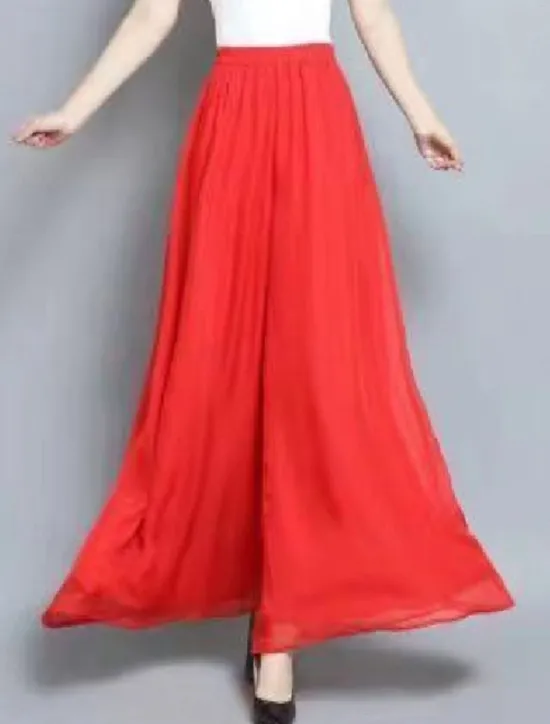 Best Women's Wide Leg Pants Trousers Vacation Streetwear Lightweight Full Length High Waist Plain Elastic Waist High Cut Breathability Comfortable Micro-elastic Outdoor Holiday Daily Wear Black White Pink Women Pants
