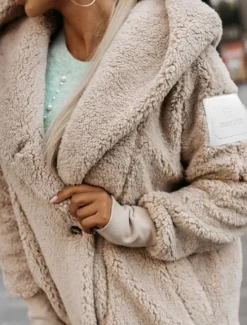 Discount Women's Winter Coat Casual Jacket Outdoor Street Daily Wear Fall Winter Regular Coat Regular Fit Thermal Warm Breathable Stylish Casual Jacket Long Sleeve Solid Color with Pockets Women Jackets