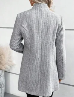 Clearance Women's Winter Coat Office Fall Winter Regular Coat Regular Fit Thermal Warm Breathable Comtemporary Stylish Casual Jacket Long Sleeve Plain Slim Fit Women Coats & Trench Coats