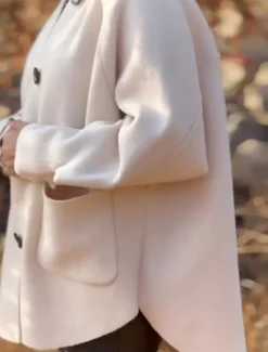 Online Women's Winter Coat Outdoor Street Daily Wear Fall Winter Short Coat Regular Fit Thermal Warm Breathable Stylish Casual Jacket Long Sleeve Plain with Pockets White Pink Green Women Coats & Trench Coats