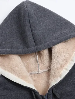 Hot Women's Winter Coat Sherpa Jacket Hoodie Jacket Outdoor Street Daily Wear Fall Winter Regular Coat Regular Fit Thermal Warm Breathable Stylish Casual Jacket Long Sleeve Plain with Pockets Full Zip Women Fleece-Lined Jackets