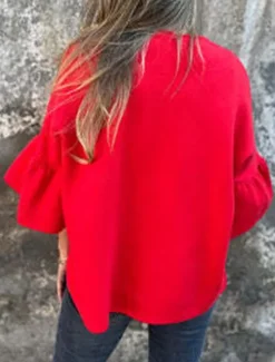 Hot Women's Winter Jacket Outdoor Street Daily Wear Fall Winter Regular Coat Regular Fit Thermal Warm Breathable Stylish Casual Jacket 3/4 Length Sleeve Plain Oversize Black Red Green Women Jackets