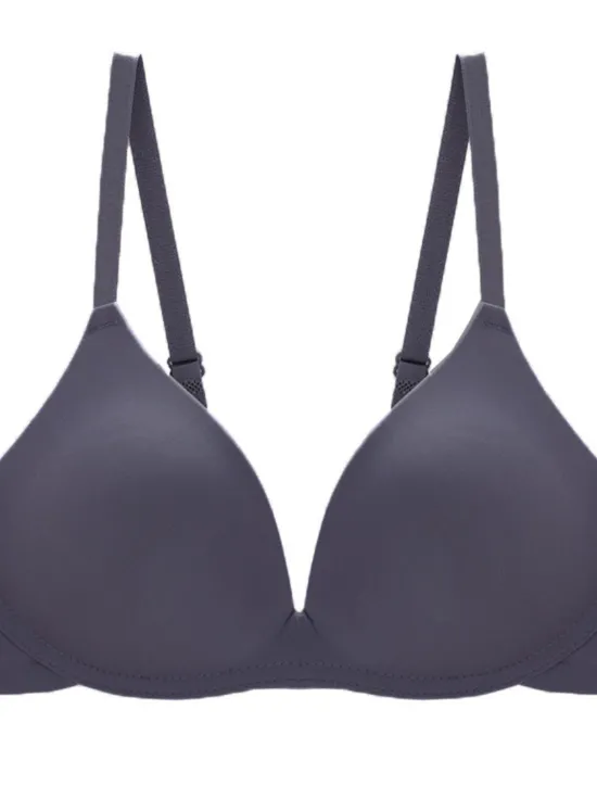Outlet Women's Wireless Bras Double Strap Adjustable Full Coverage V Neck Breathable Pure Color Hook & Eye Date Casual Daily Nylon 1PC Green Black / Bras & Bralettes Home Outfits Women Lingerie