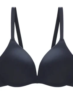 Outlet Women's Wireless Bras Double Strap Adjustable Full Coverage V Neck Breathable Pure Color Hook & Eye Date Casual Daily Nylon 1PC Green Black / Bras & Bralettes Home Outfits Women Lingerie