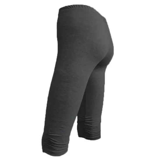 Sale Women's Yoga Pants Sun Protection Tummy Control Butt Lift High Waist Yoga Fitness Gym Workout Capri Leggings Bottoms Violet Black White Sports Activewear High Elasticity Skinny Women Leggings